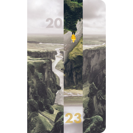 Ημερολόγιο εβδομαδιαίο "Silhouette"_B 7x10.5cm 2023 με σκληρό εξώφυλλο